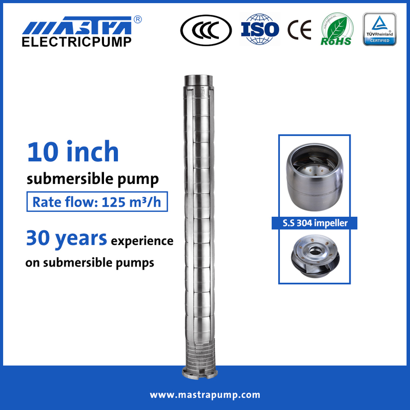 Mastra 10 Inch Full Stainless Steel 15 Hp Submersible Well Pump 10SP