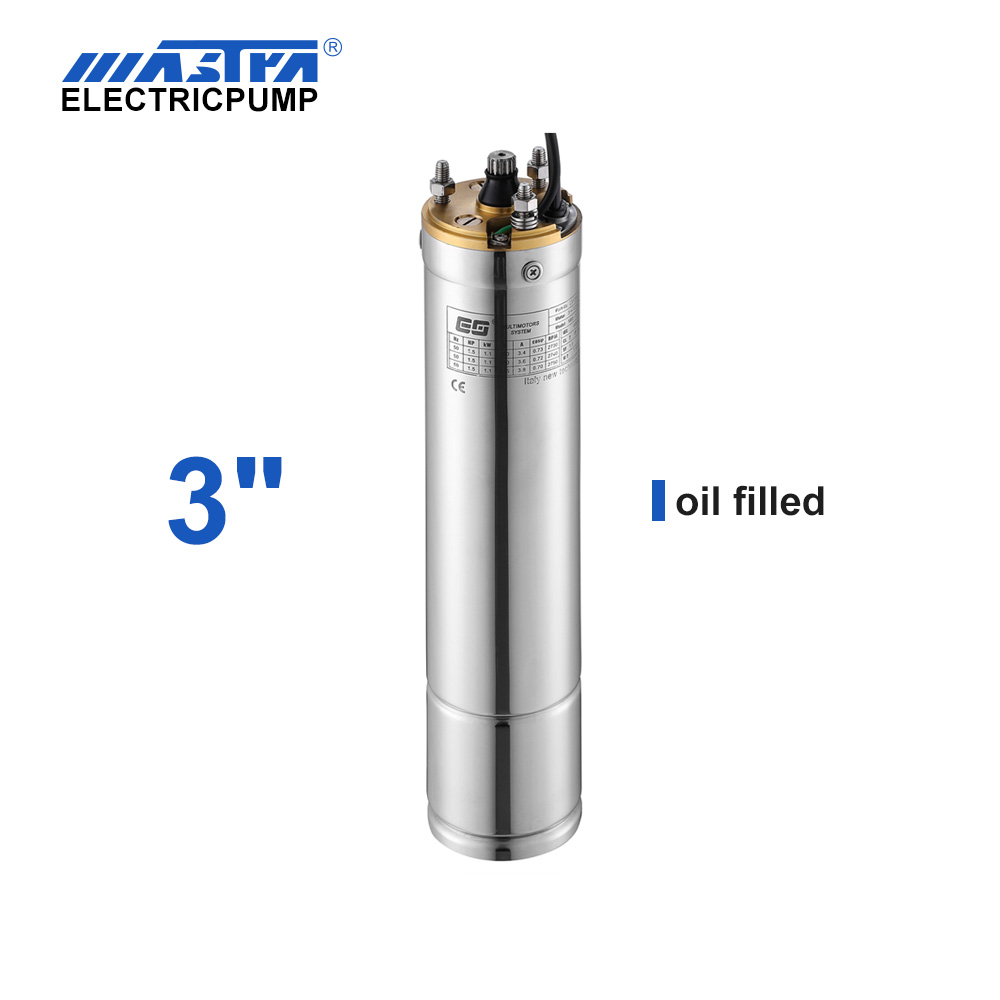 3" Oil Cooling Submersible Motor wilo sewage submersible pumps
