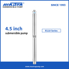 MASTRA 4.5 duim 316L anti-roes vol vlekvrye staal dompelwaterpomp R110 Myn diepput dompelpomp