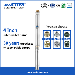 Mastra 4 inch submersible water pump R95-VC submersible well pump supplier