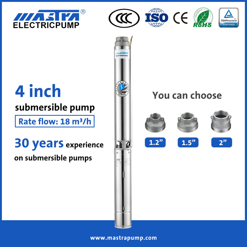 Mastra 4 duim outomatiese waterpomp vervaardigers R95-ST dompelpomp besproeiing