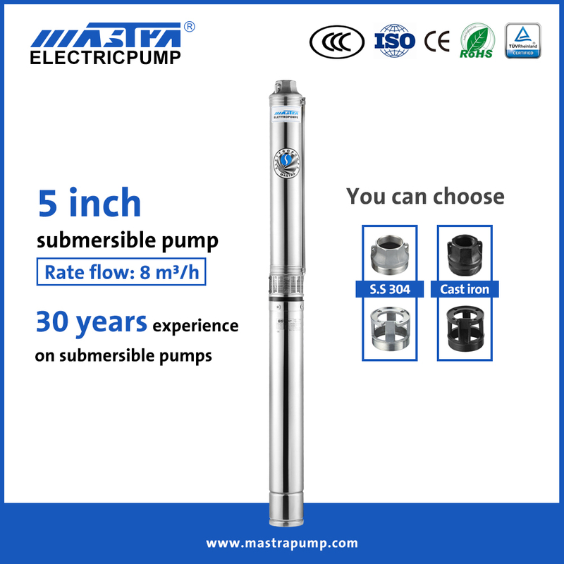 Cea mai bună pompă submersibilă de puț ad&acirc;nc Mastra de 5 inch Pompe submersibile R125 l&acirc;ngă mine