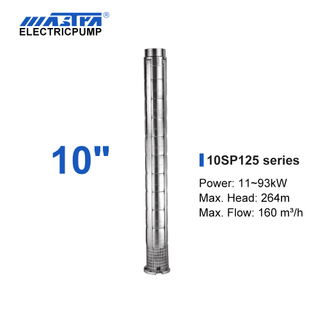 Mastra 10 inch stainless steel submersible pump - 10SP series 125 m³/h rated flow