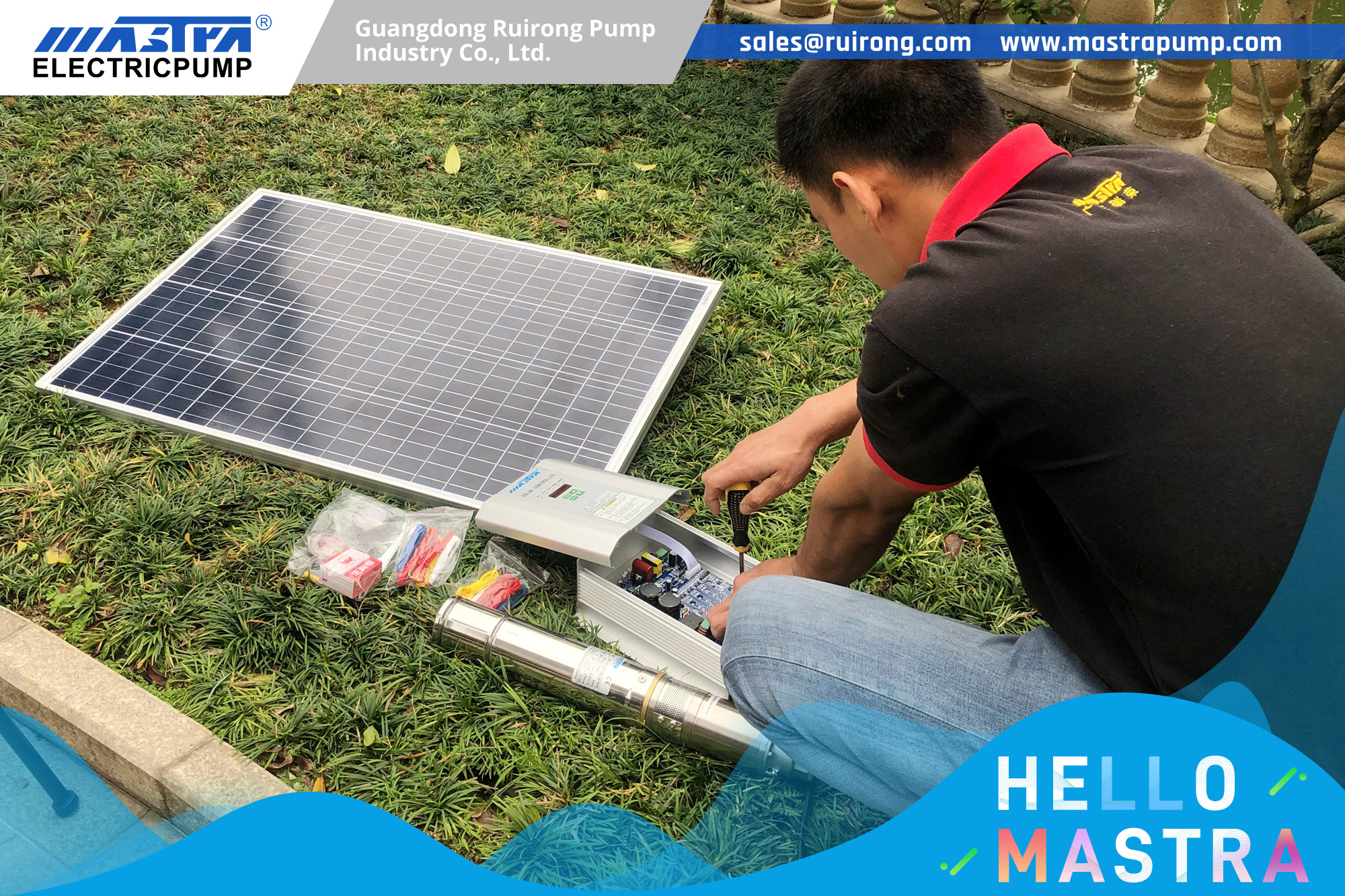 Солнечный водный насос