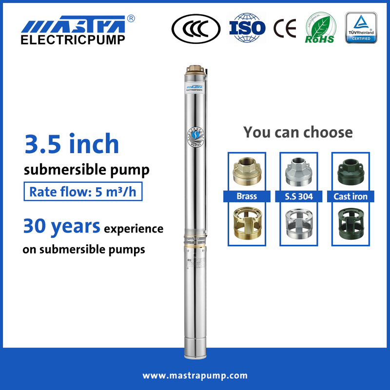 Mastra 3.5 inch submersible well pump supplies R85QF submersible pump