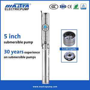 Mastra 5 inch stainless steel submersible well pump 5SP Solar water pump company
