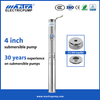 Mastra 4 inch stainless steel submersible deep well pump 4SP 3 4 hp submersible pump
