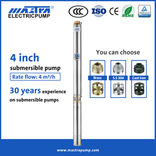 Mastra 4 inch submersible irrigation pump R95-VC ac submersible water pump
