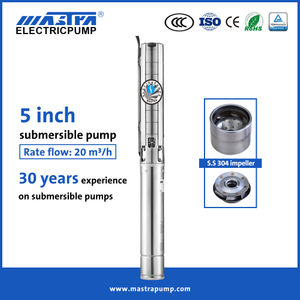 Mastra 5 inch stainless steel submersible water pump 5SP Submersible Solar water pump