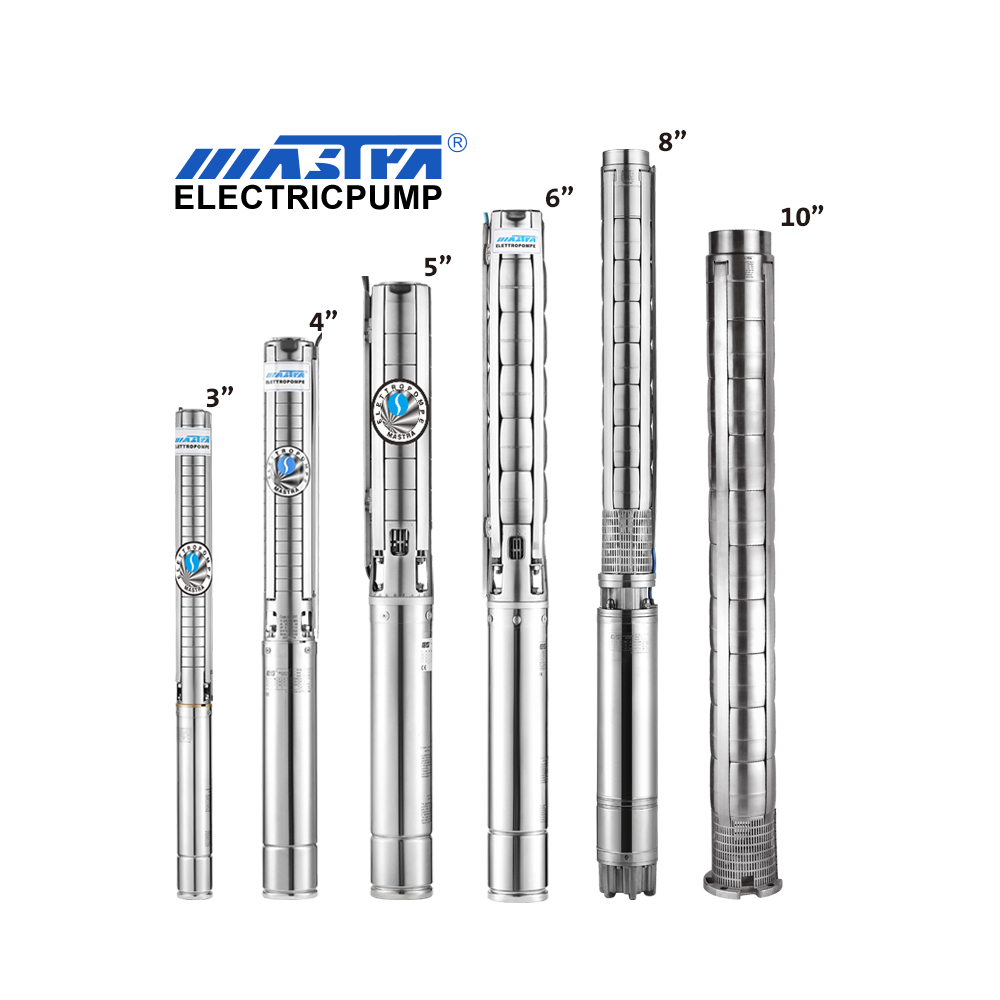 MASTRA 4 אינץ' מלא נירוסטה טבולה משאבת באר עמוק 3SP סדרת משאבת מים עמוקים