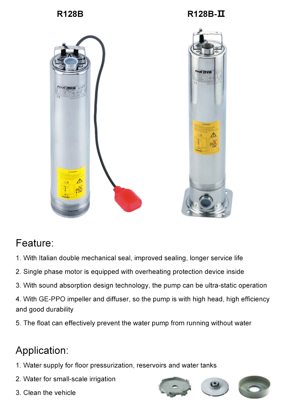 R128B Multistage Submersible Pump electric water pump dyno Buy