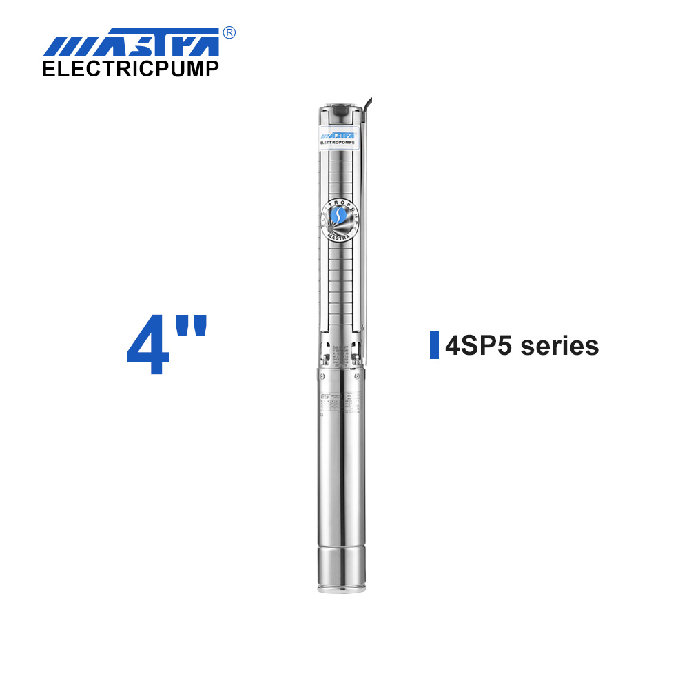 60Hz Mastra 4 inch stainless steel submersible pump - 4SP series 5 m³/h rated flow