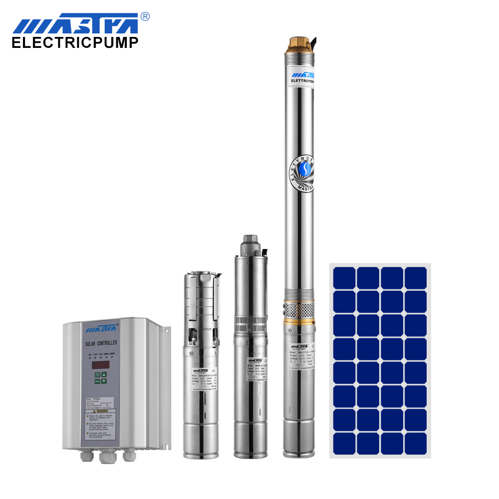 MASTRA submersible impeller borehole pumps Solar DC water Pump system 1 4 hp submersible water pump