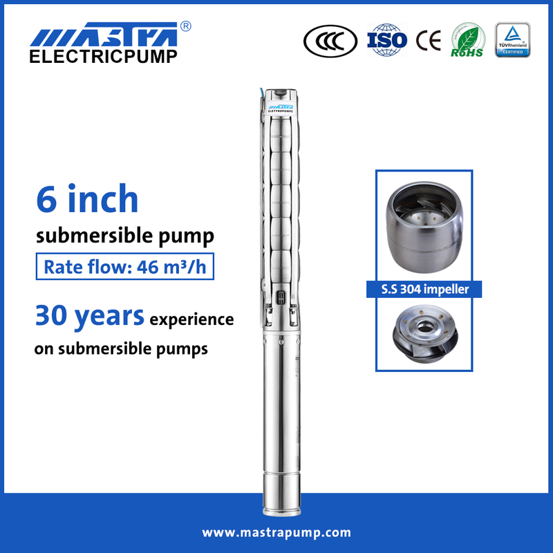 Mastra 6 inch stainless steel the best submersible well pump 6SP