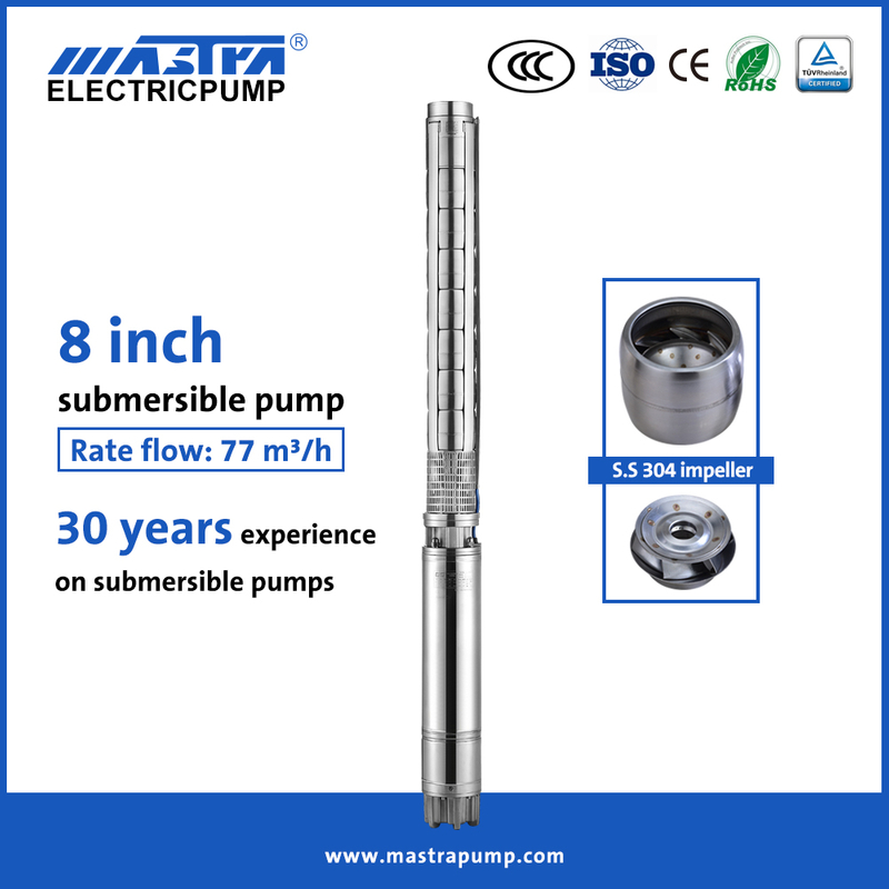 Mastra 8 inch full stainless steel franklin electric submersible pump