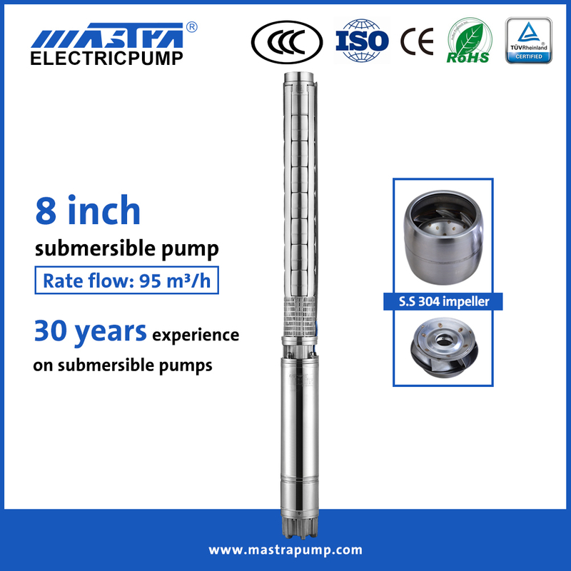 M&aacute;y bơm ch&igrave;m Mastra 8 inch ho&agrave;n to&agrave;n bằng th&eacute;p kh&ocirc;ng gỉ grundfos sp M&aacute;y bơm ch&igrave;m lorentz 8SP95