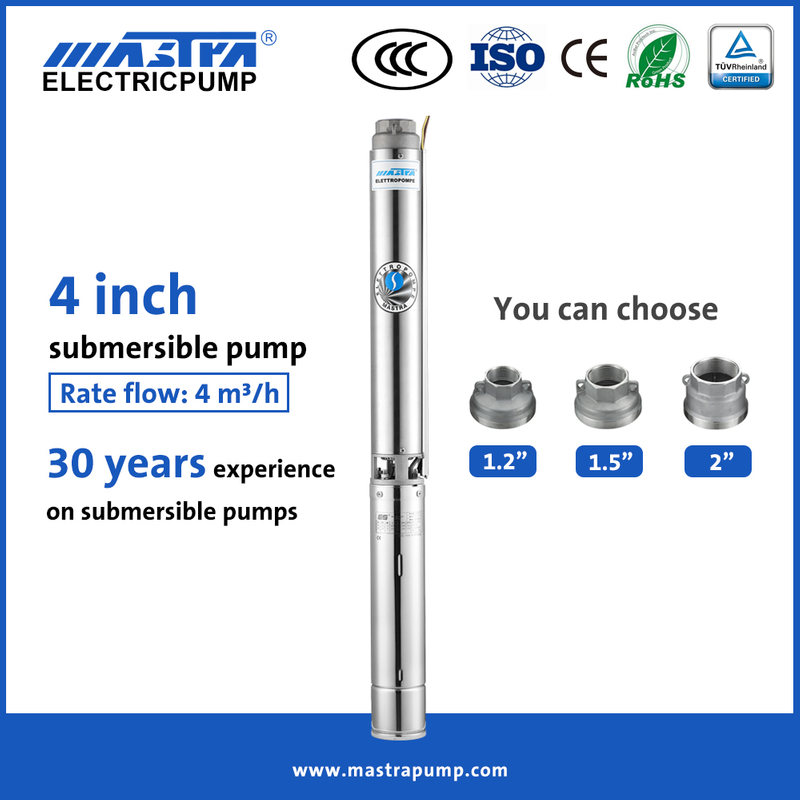 Mastra 4 inch submersible fountain famfo R95-ST4 mafi kyau submersible rijiyar famfo