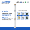 Mastra 4 дюймдік суасты ұңғымасы су сорғысы R95-DF суасты сорғы өндірушілері