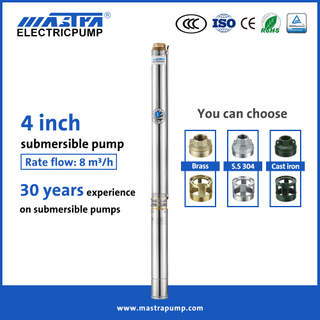 Mastra 4 inch submersible borehole water pump R95-DF submersible well pump manufacturers
