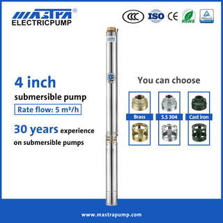 Mastra 4 inch 220V 380V deep well submersible pump R95-BF Stainless steel Mastra pump
