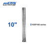 ปั๊มจุ่มสแตนเลส Mastra 10 นิ้ว - ซีรีส์ 10SP 160 m&sup3;/h อัตราการไหลปกติการขุดเจาะบ่อ norman