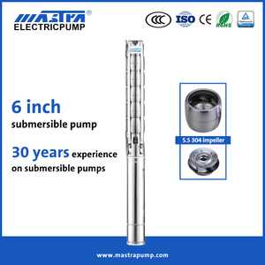 Mastra 6 inch stainless steel deep well submersible water pump 6SP AC Solar pumping system
