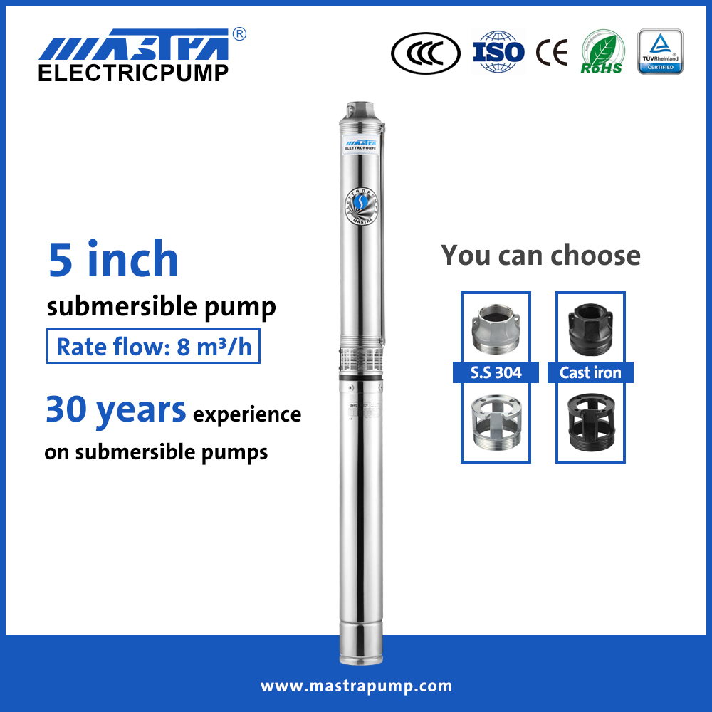 Mastra 5 inch grundfos submersible pump catalogue R125 best submersible pump for pool