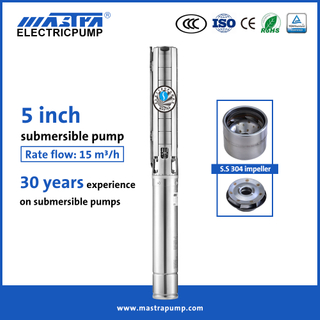 Mastra 5 inch hindi kinakalawang na asero submersible pump listahan ng presyo 5SP electric water pump submersible